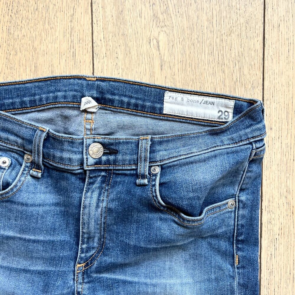 Rag & Bone Women's Crate Skinny Jean - Color: Surf - Size 29 - Picture 4 of 5